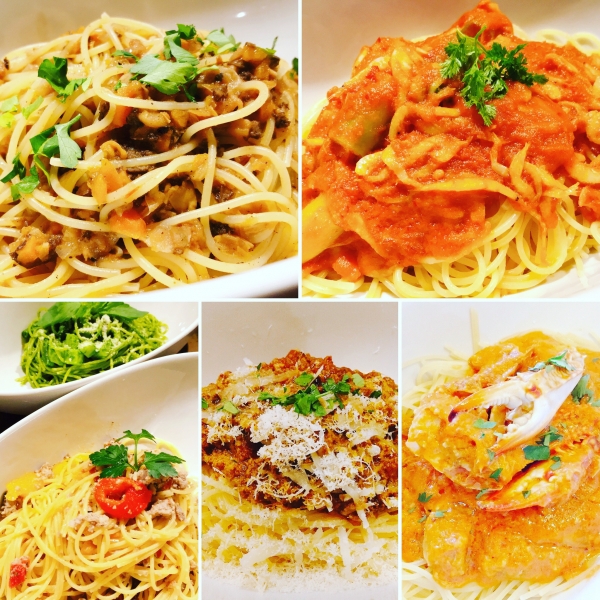 テイクアウト用冷凍パスタソース5種 ALL800円